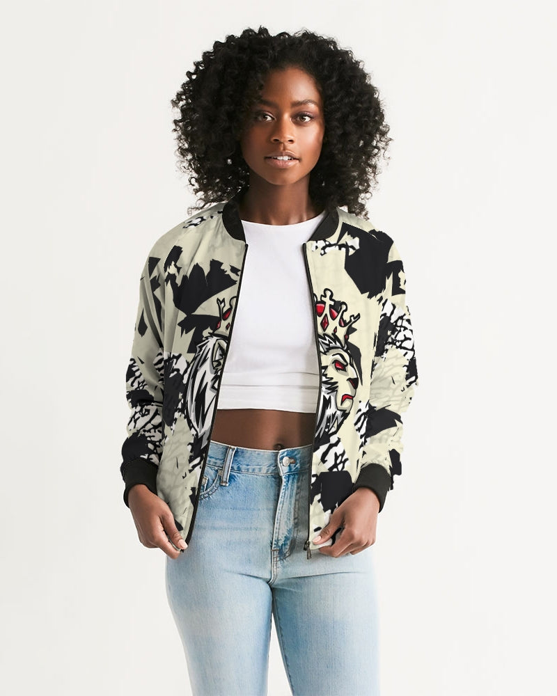 Reimaged 3’s (Elephant print Multi) Women's Bomber Jacket