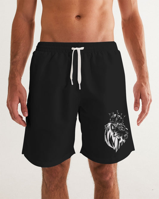 25th anniversary 12’s (Black) Men's Swim Trunk