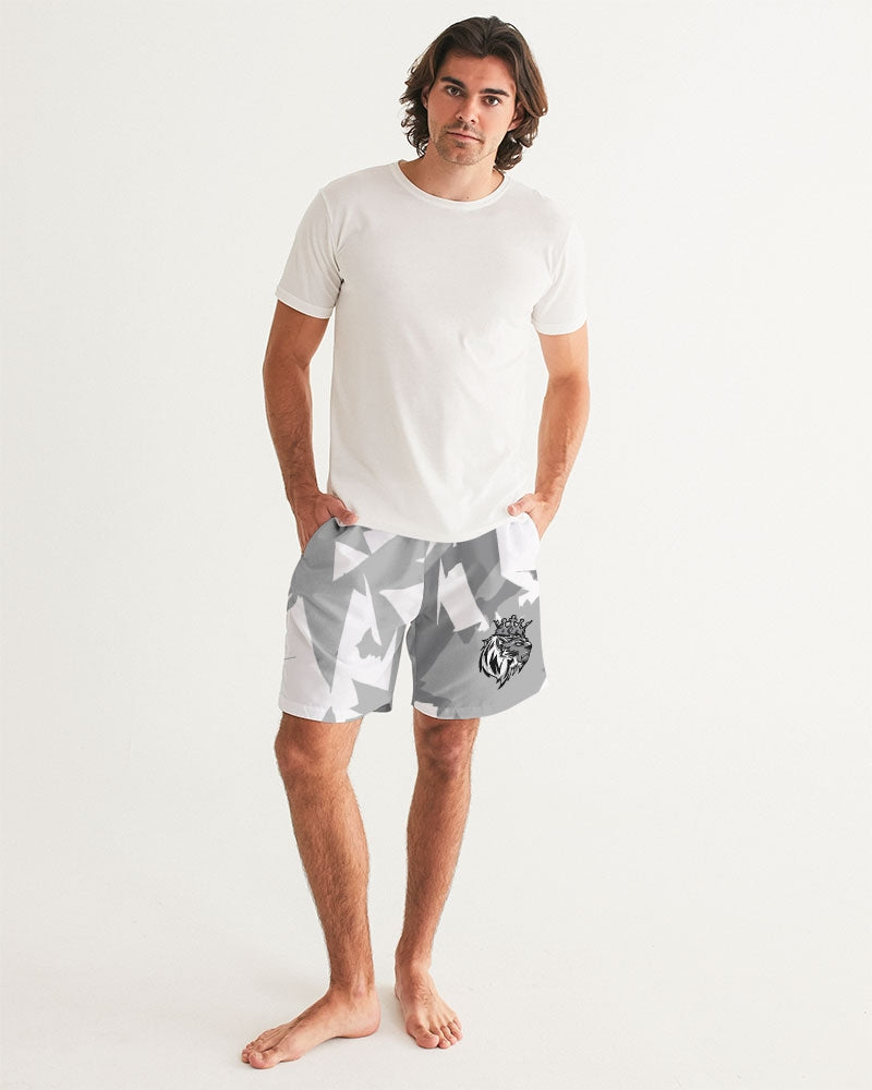 Stealth Grey 1’s and 12’s (Grey Multi) Men's Swim Trunk