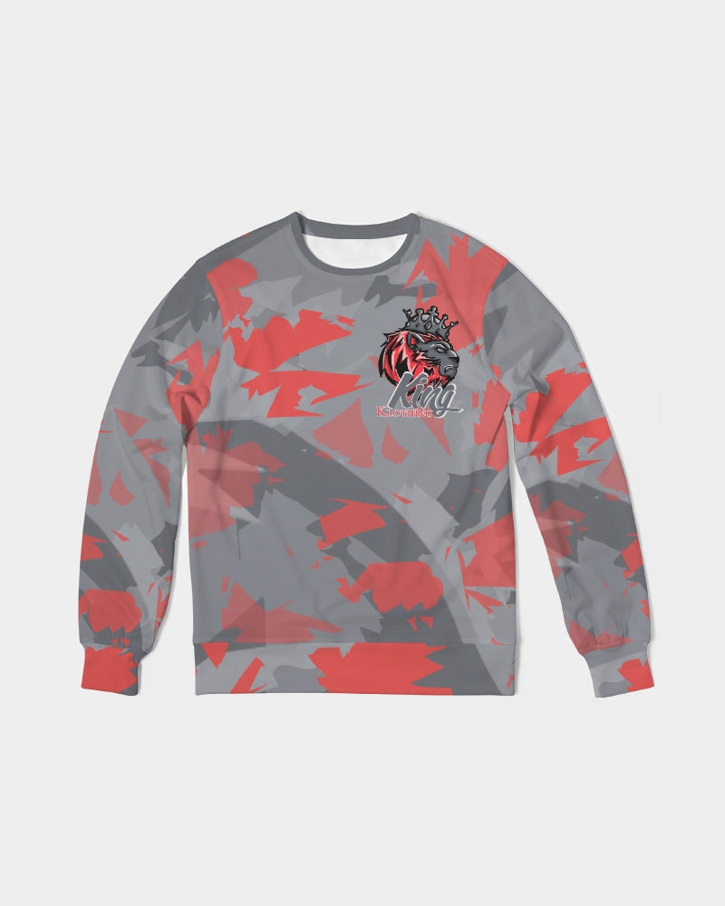 Infrared 4’s (Dark Grey/Multi) Men's Classic French Terry Crewneck Pullover