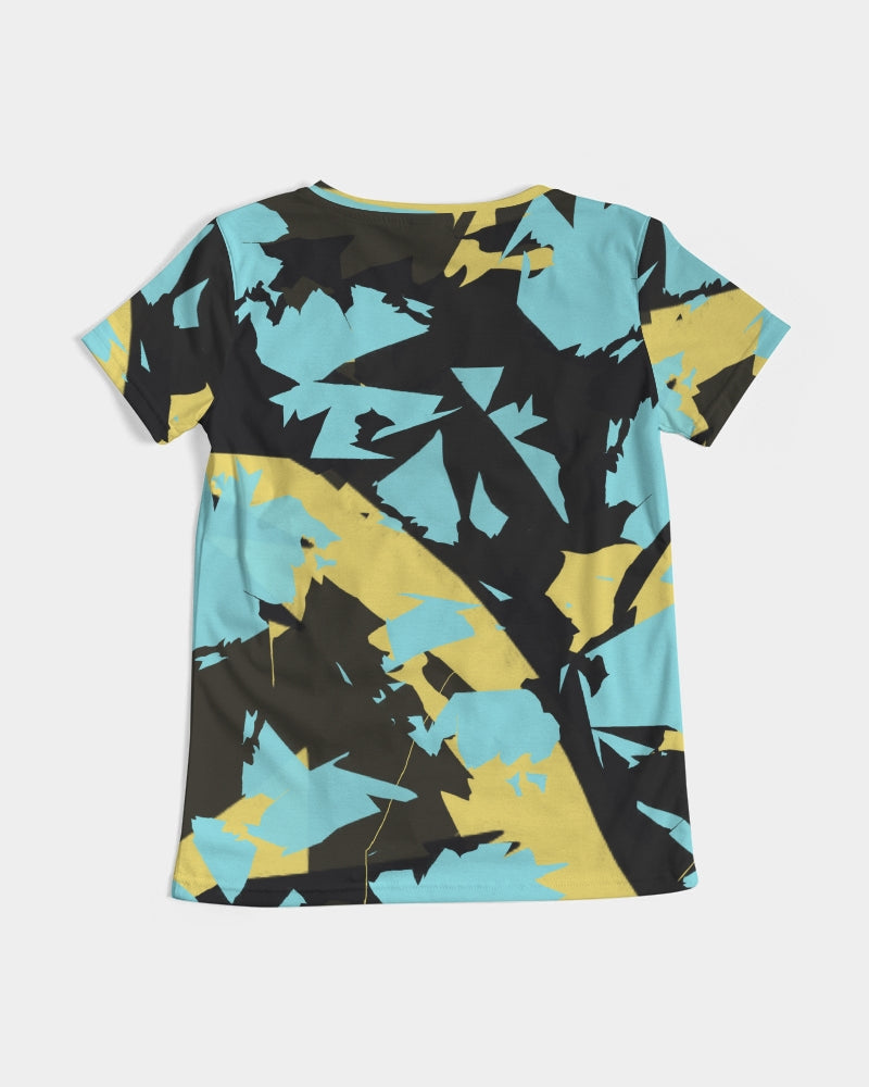 Aqua 5’s (Multi) Women's V-Neck Tee