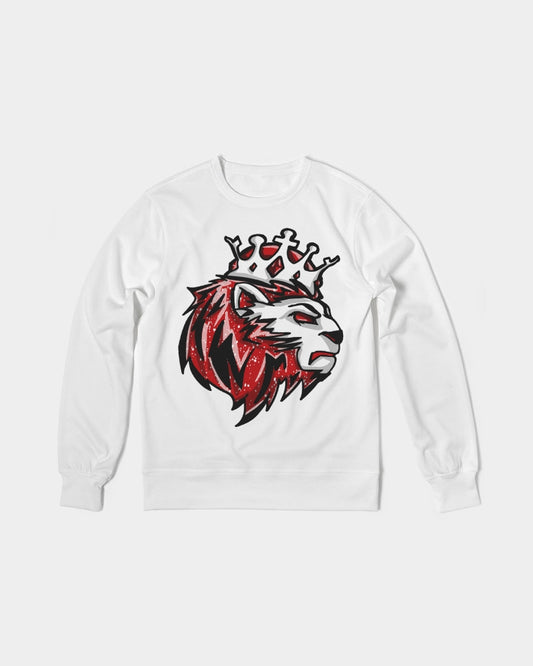 Red Oreo 6's Men's Classic French Terry Crewneck Pullover