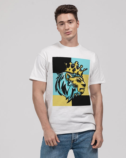 Aqua 5’s (Square) Unisex Heavy Cotton T-Shirt | Gildan