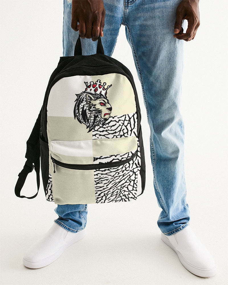 Reimaged 3’s (Square) Small Canvas Backpack