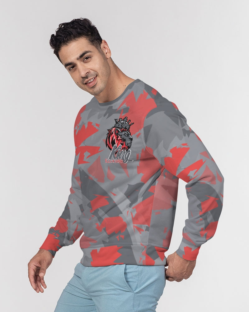 Infrared 4’s (Dark Grey/Multi) Men's Classic French Terry Crewneck Pullover