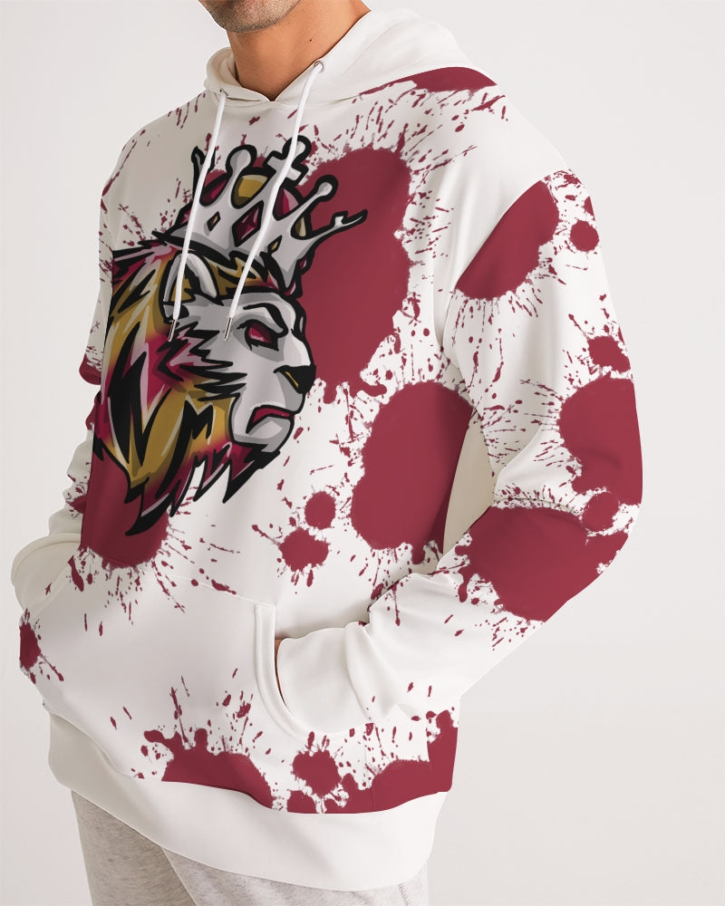 Cardinal 3’s (White/Red Splatter) Men's Hoodie