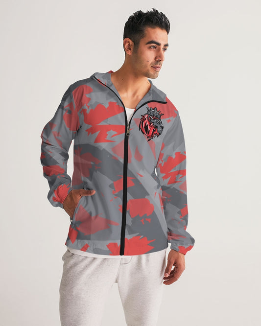 Infrared 4’s (Dark Grey/Multi) Men's Windbreaker