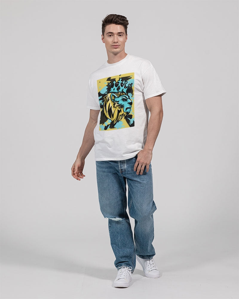 Aqua 5’s (Multi) Unisex Heavy Cotton T-Shirt | Gildan