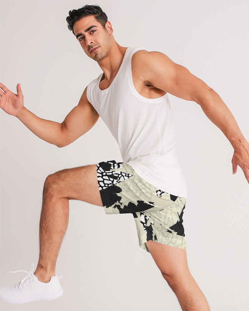 Reimaged 3’s (Elephant print Multi) Men's Jogger Shorts