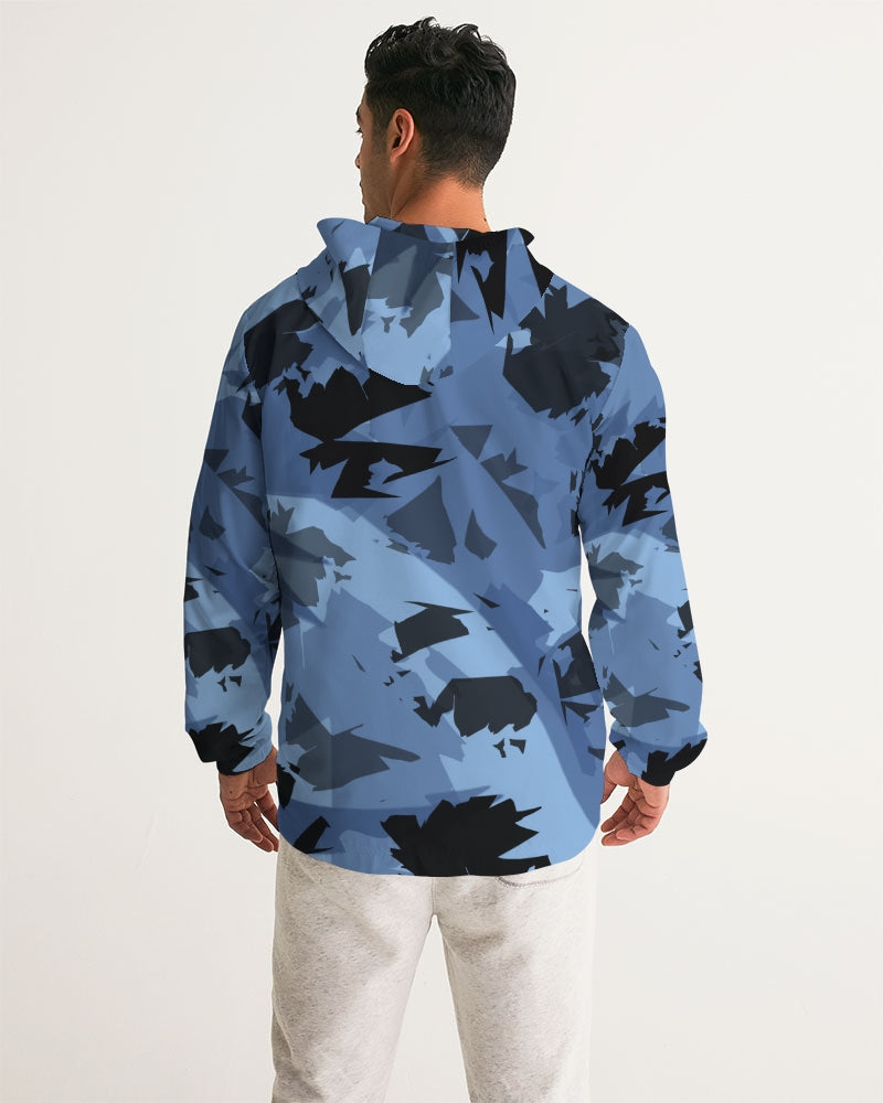 Brave Blue 13’s (Multi) Men's Windbreaker