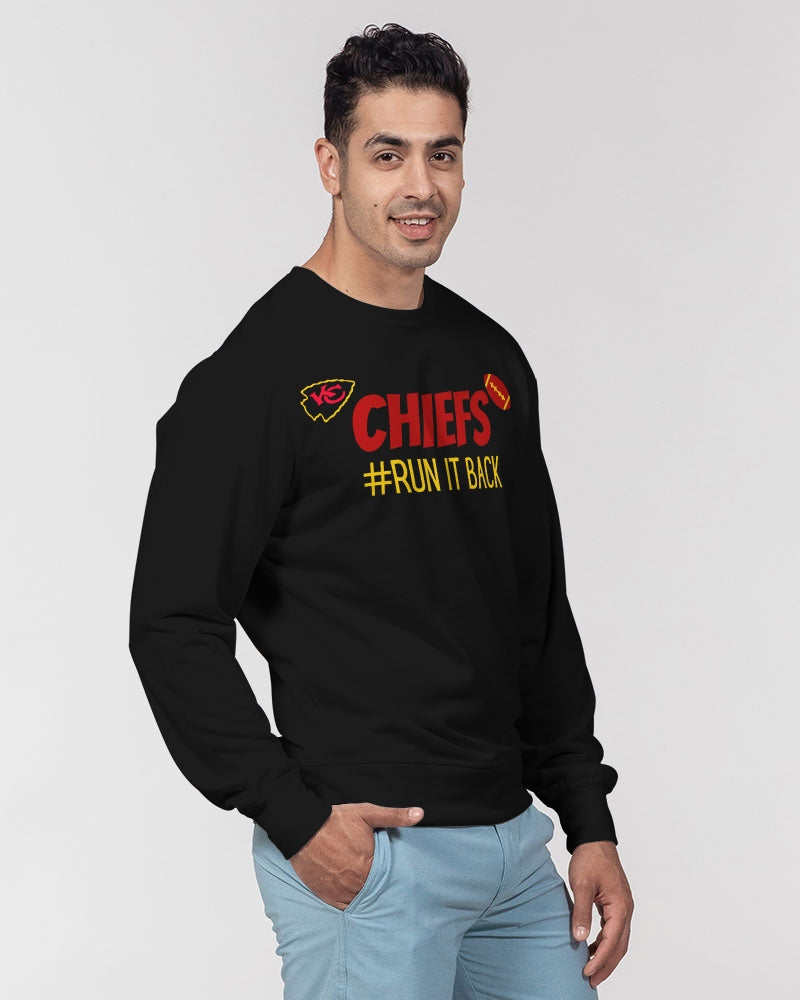 Chiefs (#RUN IT BACK) Men's Classic French Terry Crewneck Pullover