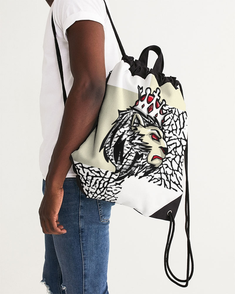 Reimaged 3’s (Square) Canvas Drawstring Bag