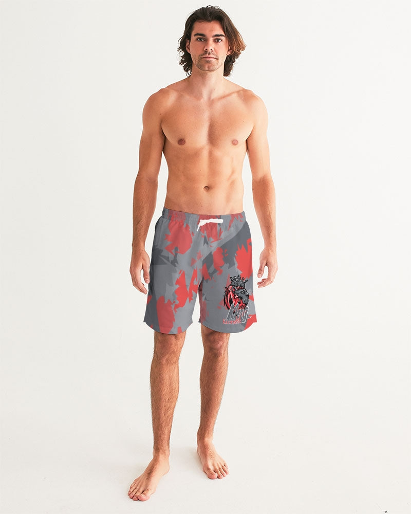 Infrared 4’s (Dark Grey/Multi) Men's Swim Trunk
