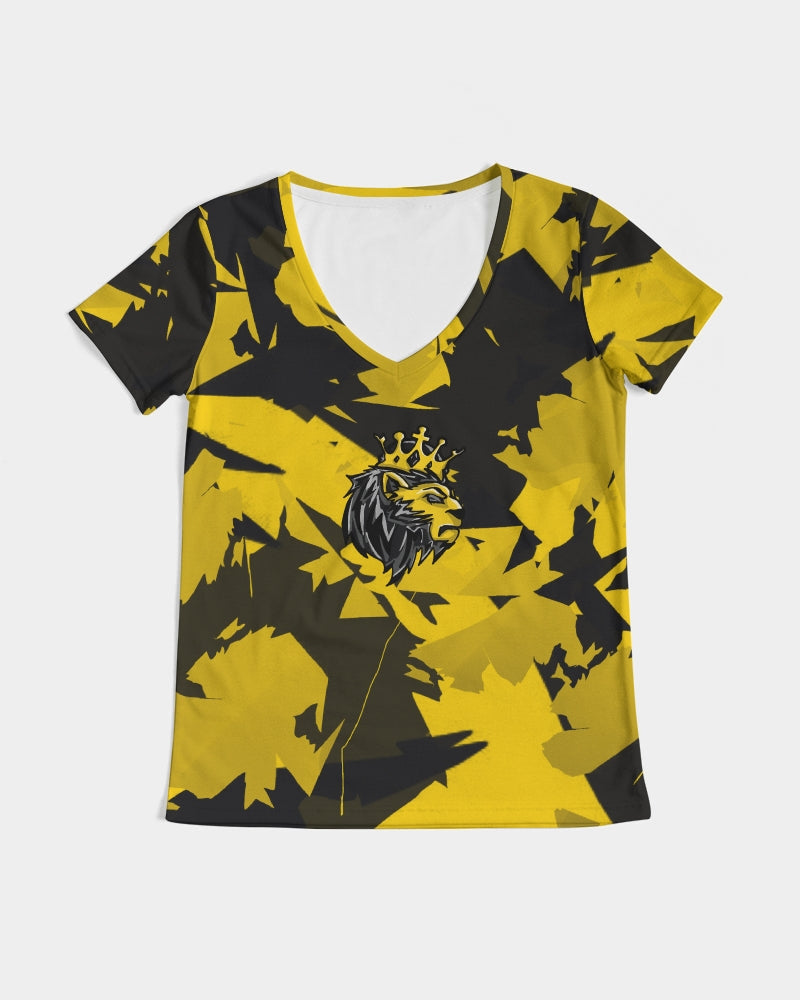 Thunder 4’s (Multi) Women's V-Neck Tee