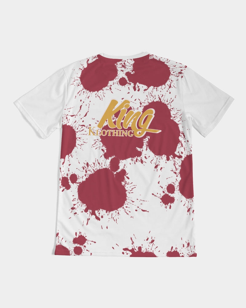 Cardinal 3’s (White/Red Splatter) Men's Tee