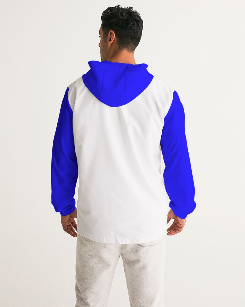 Racer Blue 5’s (White) Men's Windbreaker