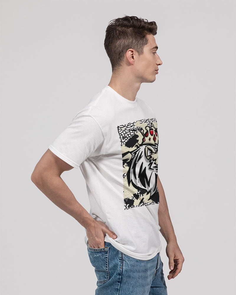 Reimagined 3’s (Elephant print Multi) Unisex Heavy Cotton T-Shirt | Gildan