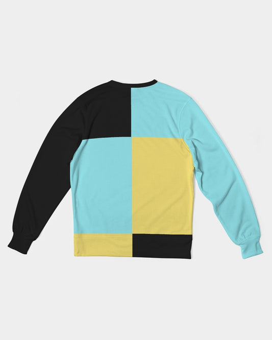 Aqua 5’s (Square) Men's Classic French Terry Crewneck Pullover