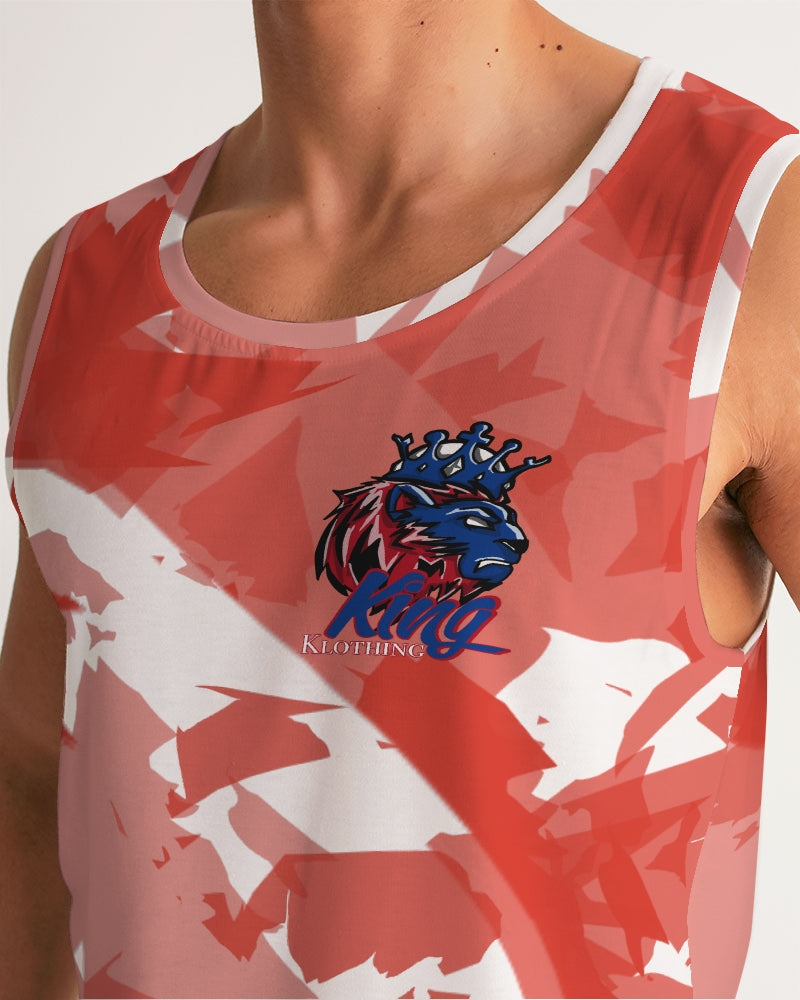 4th of July (Red/White) Men's Sports Tank