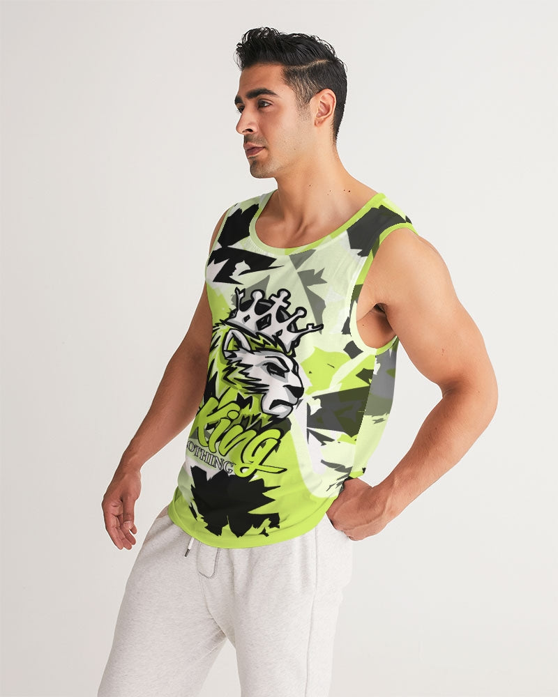 Visionaire Retro 1 High (Green/Multi) Men's Sports Tank