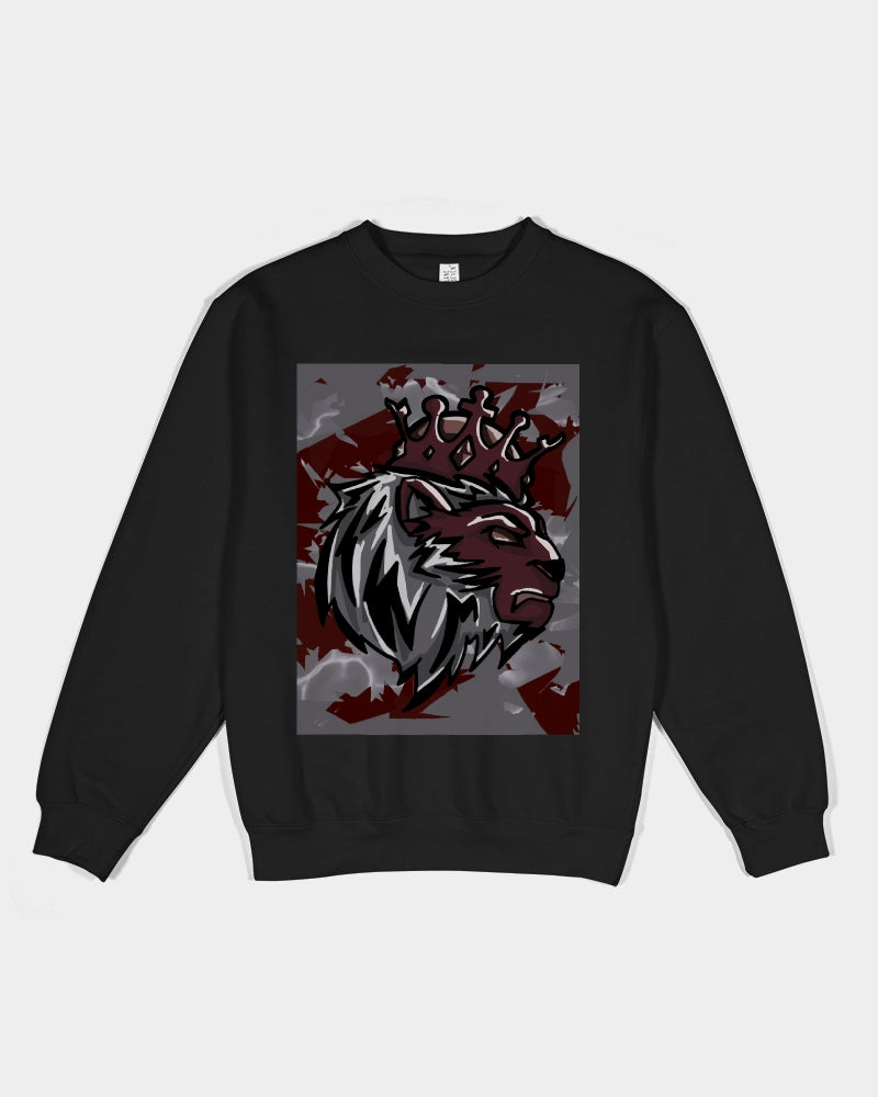 Burgundy 5’s (Multi) Unisex Premium Crewneck Sweatshirt | Lane Seven