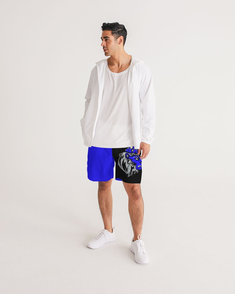 Racer Blue 5’s (Black) Men's Jogger Shorts