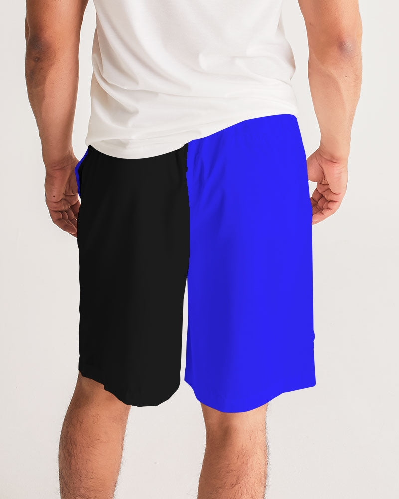 Racer Blue 5’s (Black) Men's Jogger Shorts