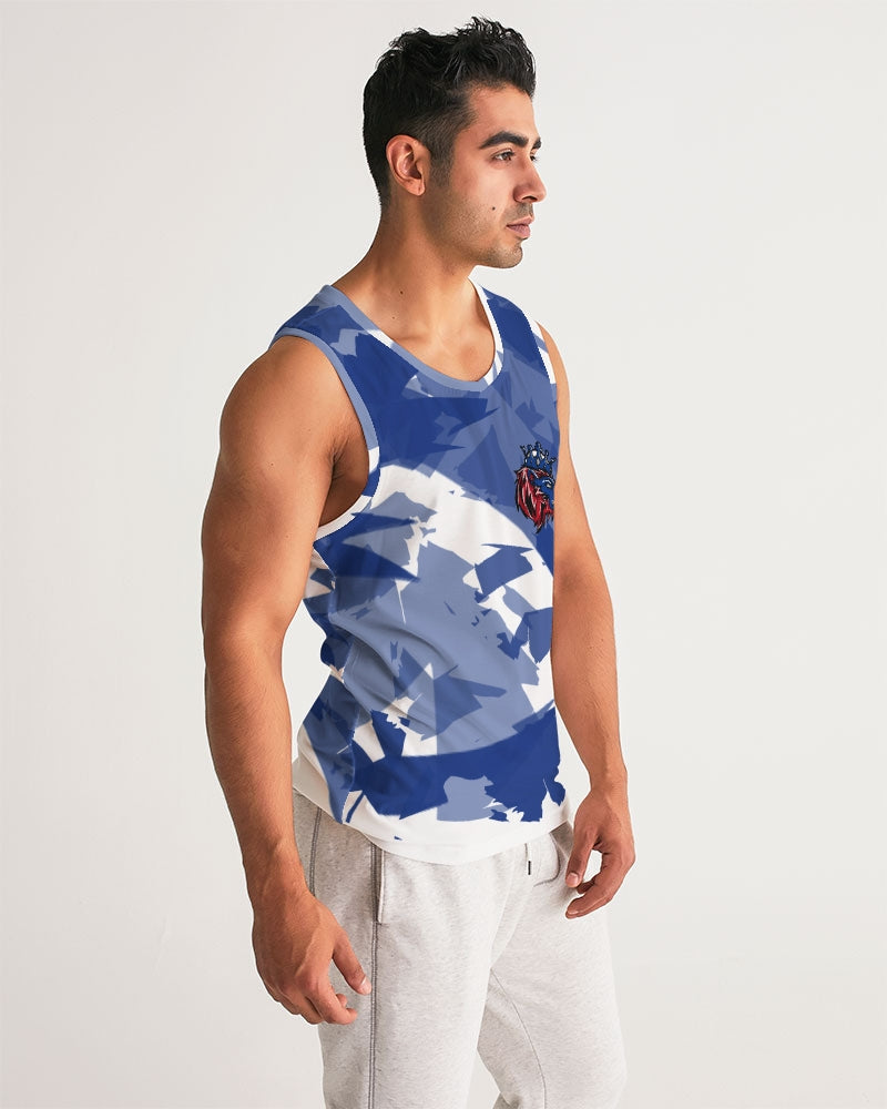 4th of July (Blue/White) Men's Sports Tank