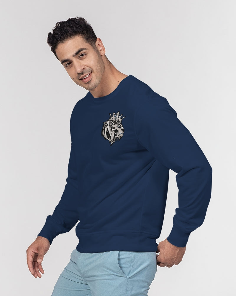 Georgetown 6’s (Georgetown Blue) Men's Classic French Terry Crewneck Pullover