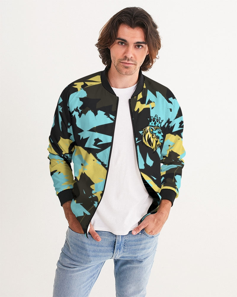 Aqua 5’s (Multi) Men's Bomber Jacket