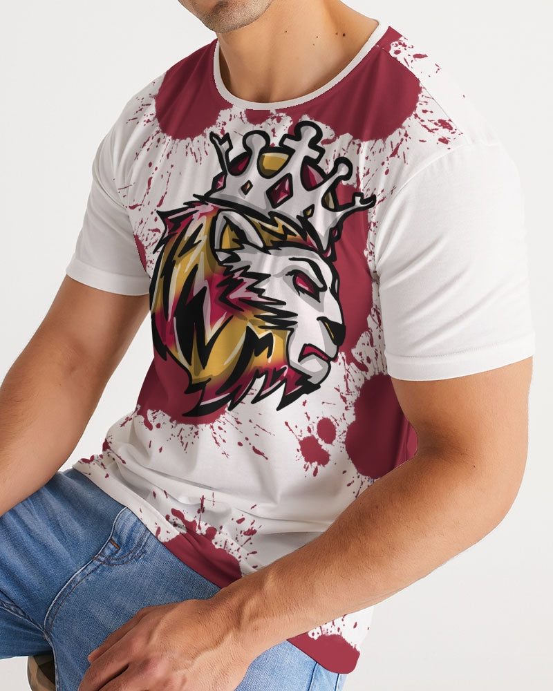 Cardinal 3’s (White/Red Splatter) Men's Tee