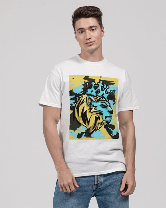Aqua 5’s (Multi) Unisex Heavy Cotton T-Shirt | Gildan