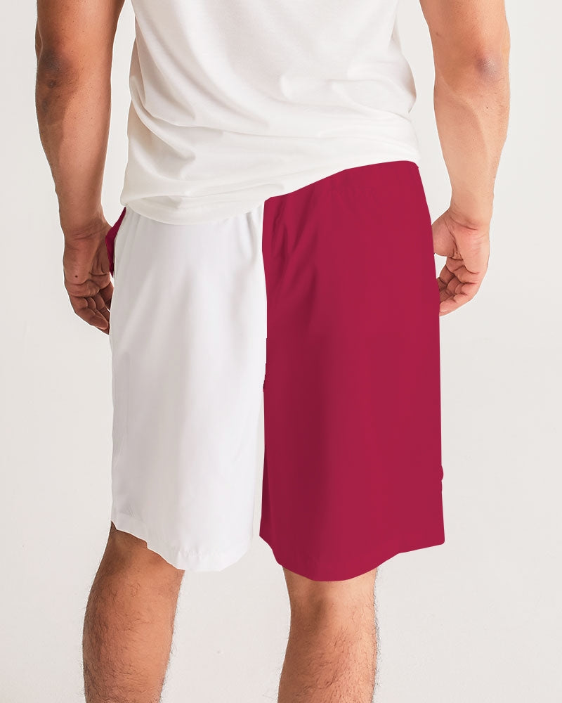 Cardinal 3’s (White) Men's Jogger Shorts