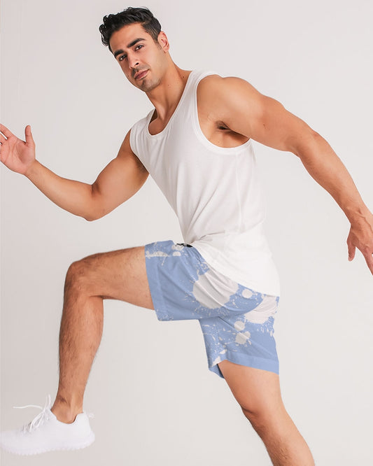UNC 6’s (Blue/White) Men's Jogger Shorts