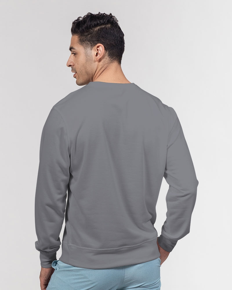 French Blue 13’s (Grey) Men's Classic French Terry Crewneck Pullover