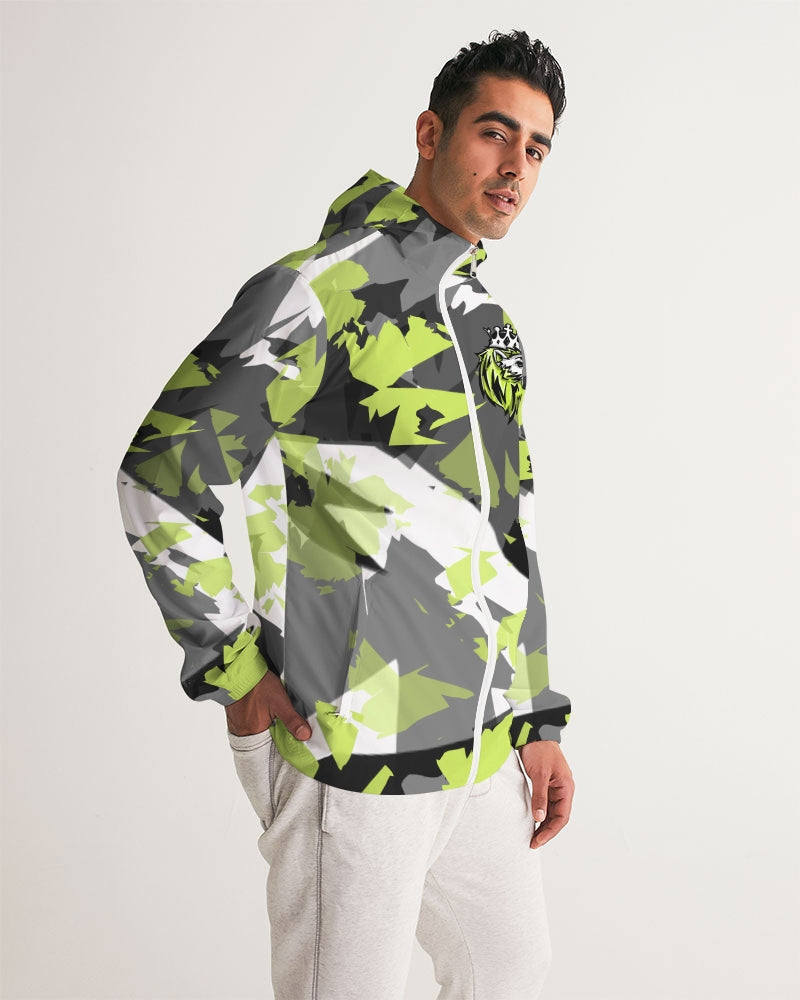 Visionaire Retro 1 High (White/Multi) Men's Windbreaker