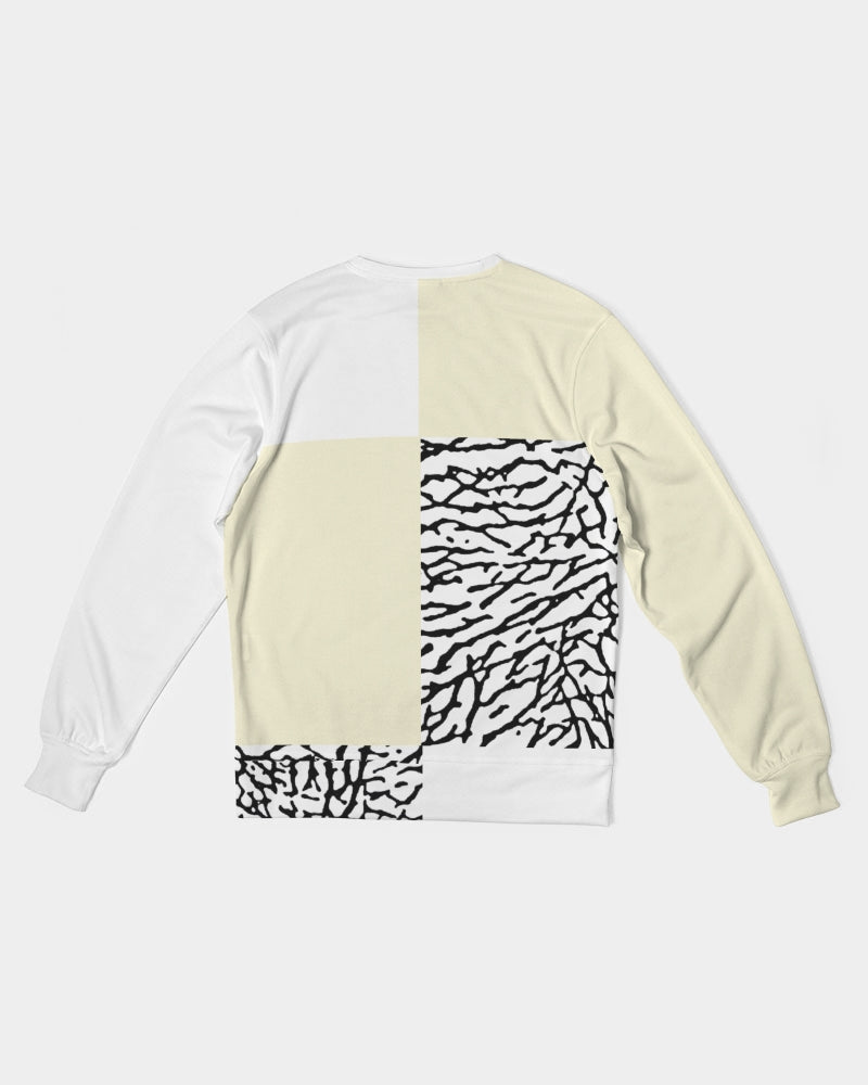 Reimaged 3’s (Square) Men's Classic French Terry Crewneck Pullover