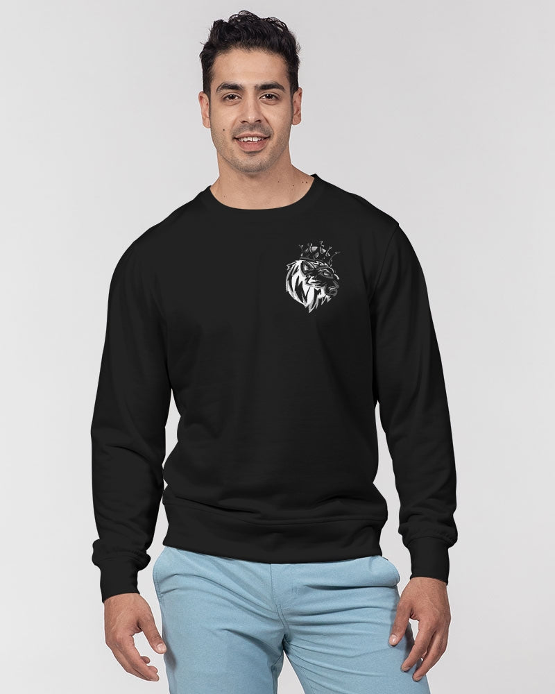 25th anniversary 12’s (Black) Men's Classic French Terry Crewneck Pullover