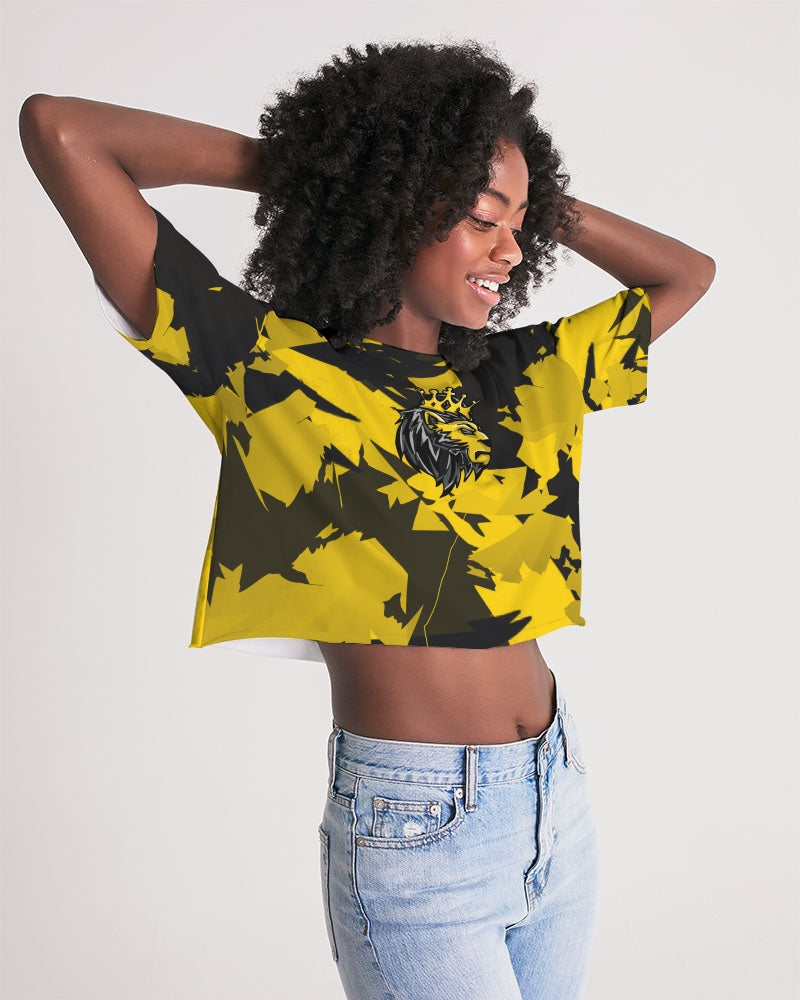 Thunder 4’s (Multi) Women's Lounge Cropped Tee