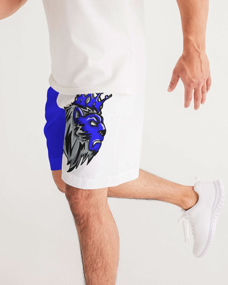 Racer Blue 5’s (White) Men's Jogger Shorts