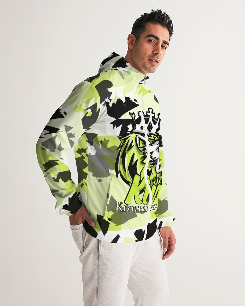 Visionaire Retro 1 High (Green/Multi) Men's Windbreaker