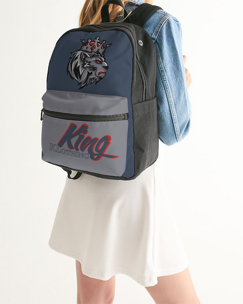 French Blue 13’s (French Blue) Small Canvas Backpack