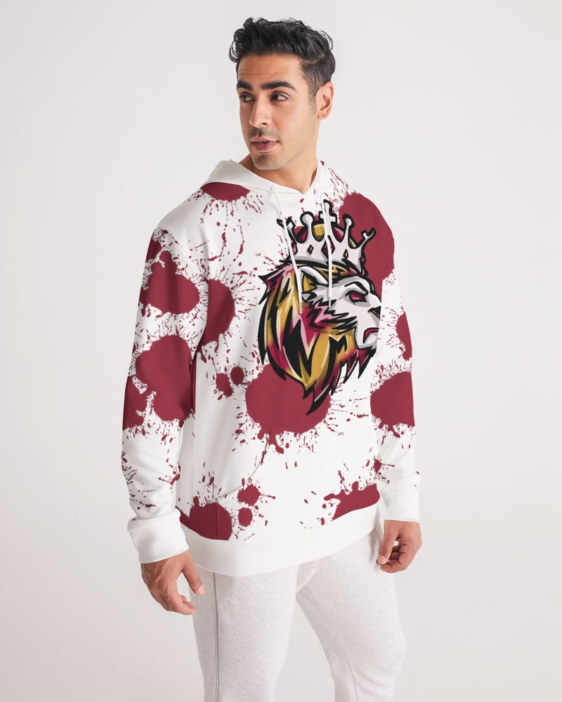 Cardinal 3’s (White/Red Splatter) Men's Hoodie