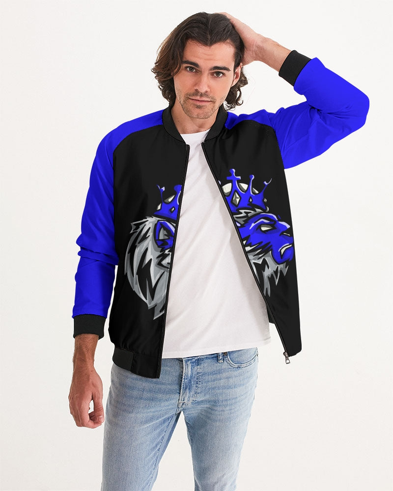 Racer Blue 5’s (Black) Men's Bomber Jacket