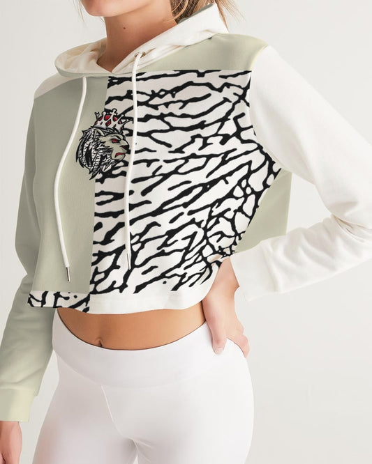 Reimaged 3’s (Square) Women's Cropped Hoodie