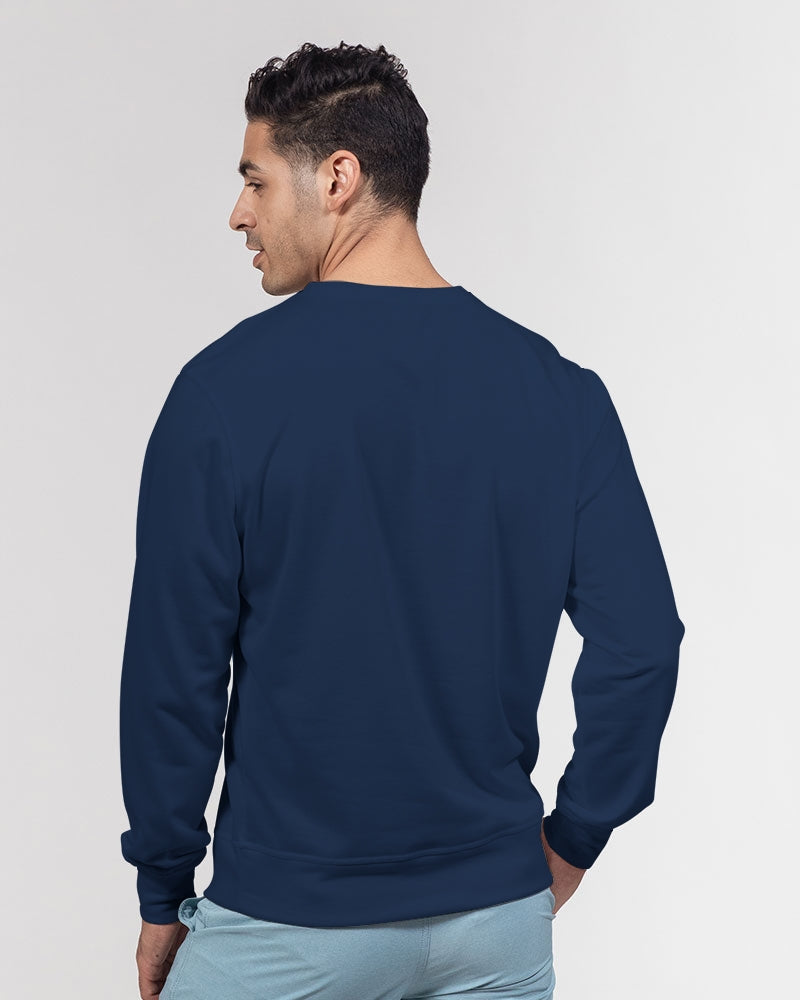 Georgetown 6’s (Georgetown Blue) Men's Classic French Terry Crewneck Pullover