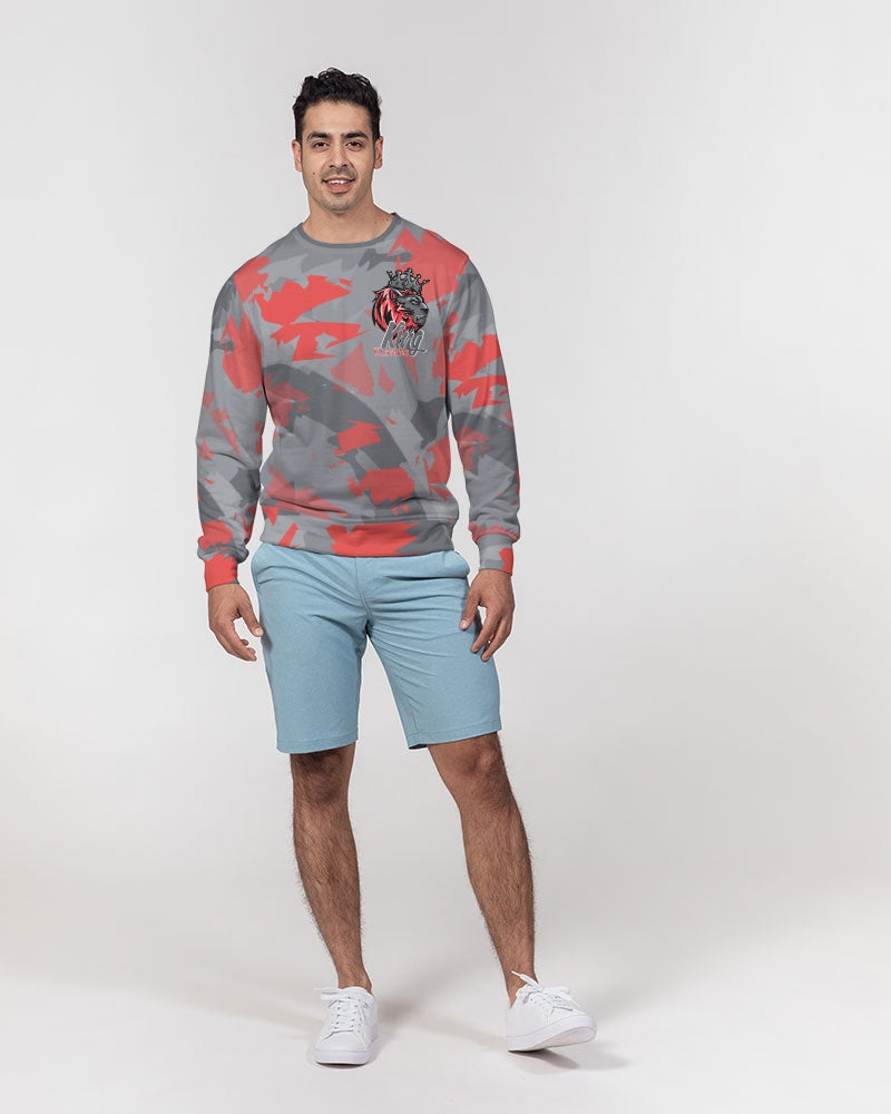 Infrared 4’s (Dark Grey/Multi) Men's Classic French Terry Crewneck Pullover