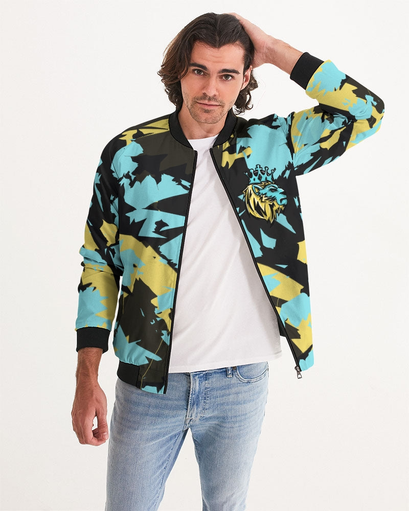 Aqua 5’s (Multi) Men's Bomber Jacket