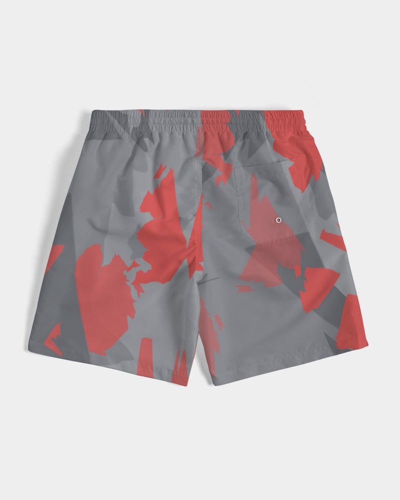 Infrared 4’s (Dark Grey/Multi) Men's Swim Trunk