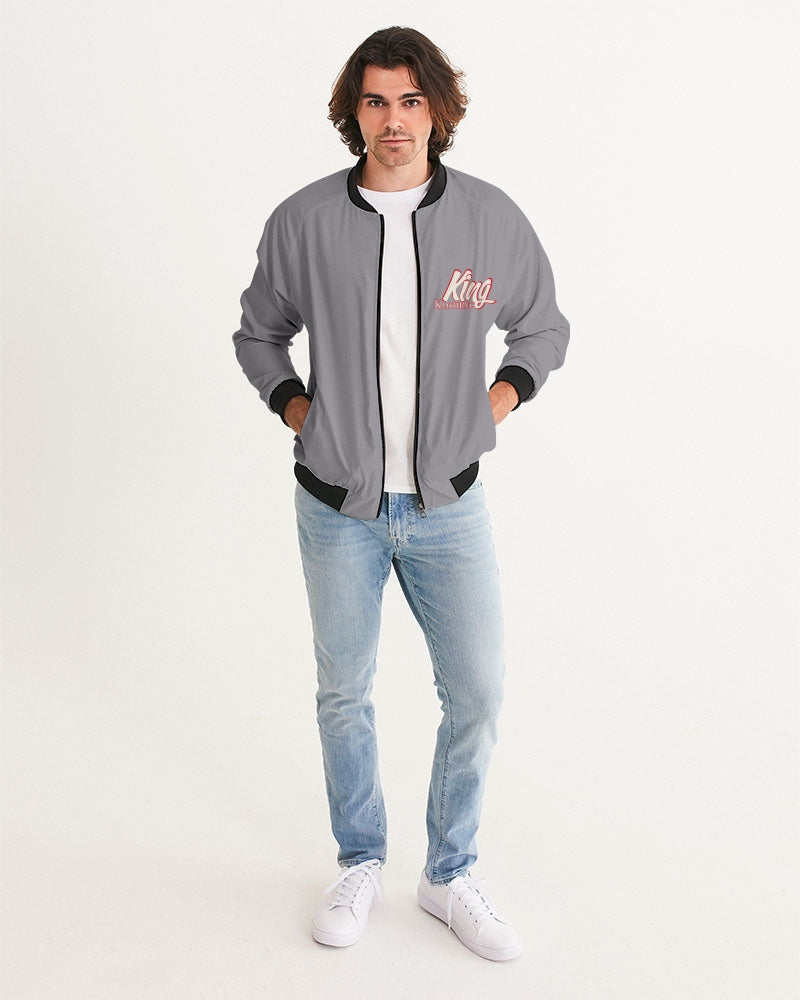 Muslin 3’s (Grey) Men's Bomber Jacket